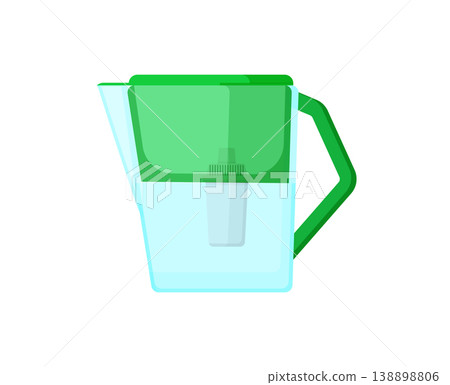 Green Water Filter Pitcher Vector 138898806