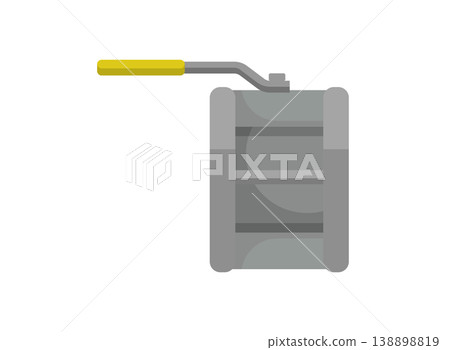 Gray Rectangular Water Valve Gray Rectangular Water Valve 138898819