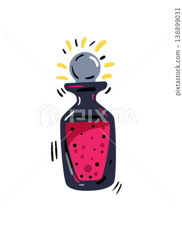Red Witch Potion Bottle with Light Red Witch Potion Bottle with Light 138899031