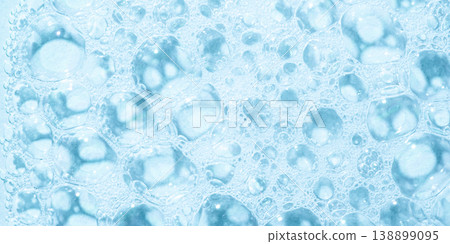 Texture of soap, shower gel or shampoo foam Texture of soap, shower gel or shampoo foam 138899095