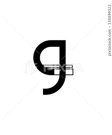 Artistic Linear Lowercase Letter g Icon Artistic Linear Lowercase Letter g Icon 138899322