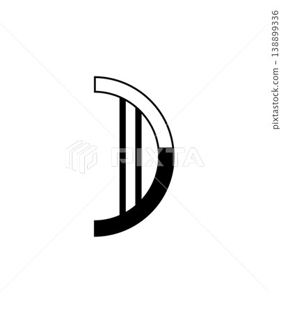 Linear Split Right Parenthesis Bracket Linear Split Right Parenthesis Bracket 138899336