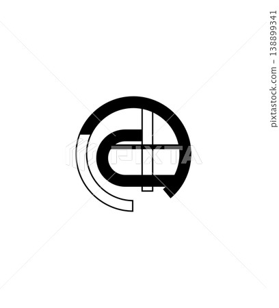 Stylized Linear Split At Symbol Icon 138899341
