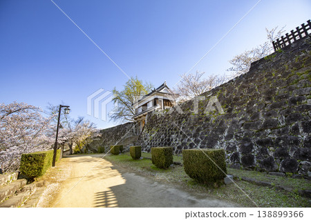 Usuki Castle and cherry blossoms in full bloom in Usuki City, Oita Prefecture. Usuki Castle and cherry blossoms in full bloom in Usuki City, Oita Prefecture. 138899366