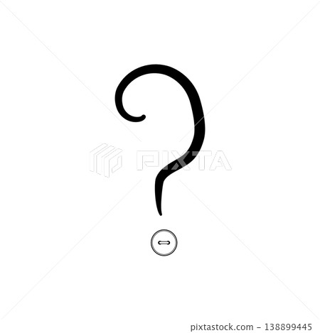Question Mark with Button Question Mark with Button 138899445