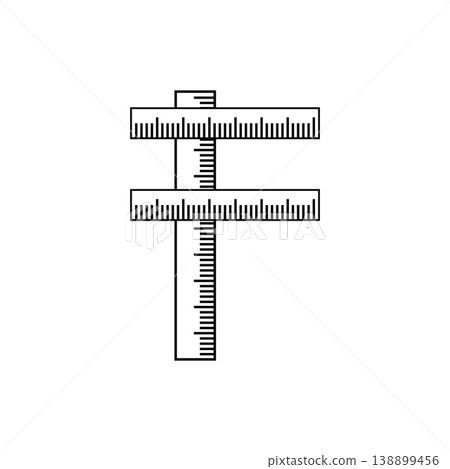 Letter F from Caliper 138899456
