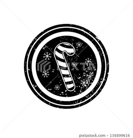 Candy Cane Icon 138899616