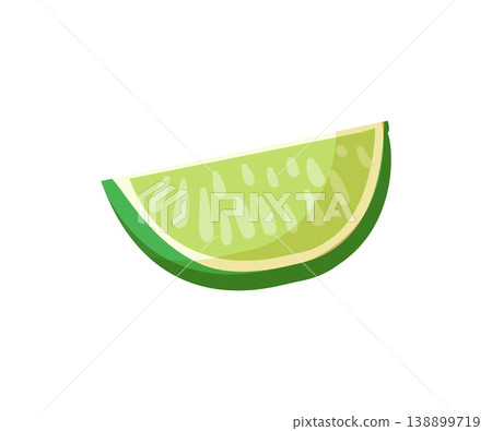 Lime Slice Vector 138899719