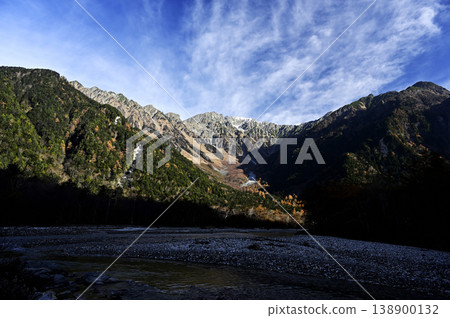 Kamikochi in November, Mt. Hotaka (Photo taken on the right bank of the Azusa River, near Kappa Bridge) Kamikochi in November, Mt. Hotaka (Photo taken on the right bank of the Azusa River, near Kappa Bridge) 138900132