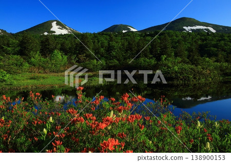 Hakkoda and Suiren-numa in early summer Hakkoda and Suiren-numa in early summer 138900153