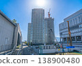 Leafia Tower Ebina and the construction site of the tower apartment building [Ebina City, Kanagawa Prefecture] 138900480