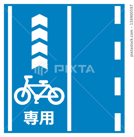 標誌圖示顯示哪些區域允許騎自行車上下班或上下學。 138900597