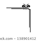 Vintage Decorative Border Icon Design 138901412