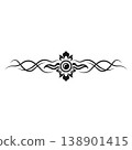 Vintage Decorative Border Icon Design 138901415