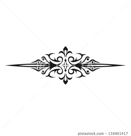 Vintage Decorative Border Icon Design 138901417