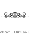 Vintage Decorative Border Icon Design 138901420