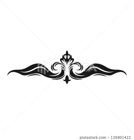 Vintage Decorative Border Icon Design 138901422