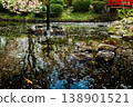 Hagoromo Pond in Utsubuki Park, a famous cherry blossom viewing spot. 138901521