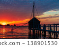 The beautiful sunset over Lake Togo 138901530