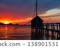 The beautiful sunset over Lake Togo 138901531