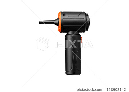 Cordless handheld vacuum cleaner with HEPA filter isolated on white. Professional portable dust buster. Cordless handheld vacuum cleaner with HEPA filter isolated on white. Professional portable dust buster. 138902142
