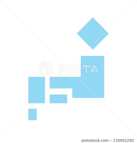 Simple and minimalist map of Japan | Angular design Simple and minimalist map of Japan | Angular design 138902280