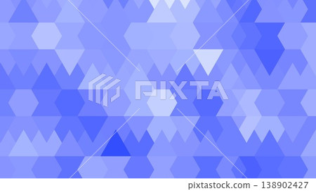 抽像多彩的藍色幾何圖案背景 253 138902427