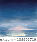 A fantastical sky gradient watercolor background material. 138902719