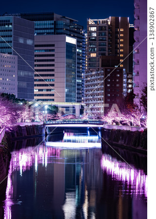 燈光秀~東京目黑川 大家的燈光秀 - 第六部分~ 燈光秀~東京目黑川 大家的燈光秀 - 第六部分~ 138902867