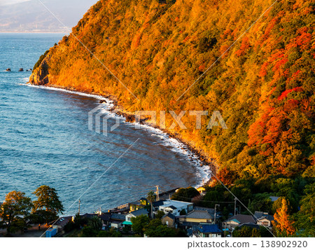 西伊豆美麗的秋景 138902920