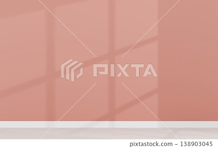 Background material - Simple room - Window light - Brown Background material - Simple room - Window light - Brown 138903045