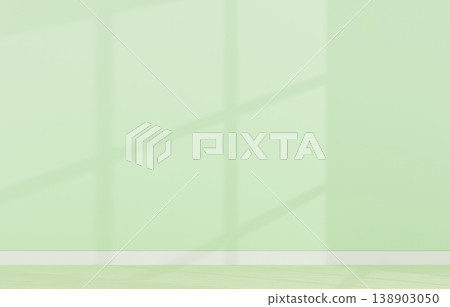 Background material: Simple room, window light, light green. Background material: Simple room, window light, light green. 138903050