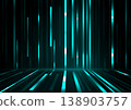 A bright blue beam moves down. Sparkling neon particles. Futuristic information flow. Data transfer. Digital technology concept. vector illustration 138903757