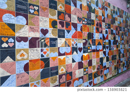 The Wall of Love in Crampton Court in Dubiln, Ireland The Wall of Love in Crampton Court in Dubiln, Ireland 138903821