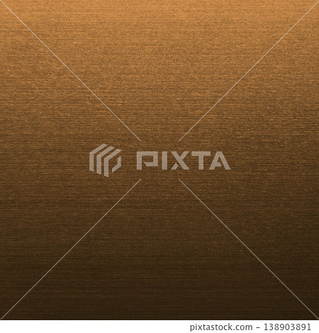 Square background image b with a hairline finish texture that shines in a dim orange hue. 138903891