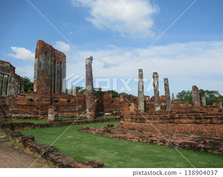 Wat Phra Si Sanphet 的景色保留了古城阿瑜陀耶的氛圍。 138904037
