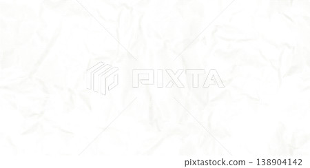 Crumpled paper overlay texture Light beige creased sheet , off white comic pop art bg, ecru dotted manga backdrop, grunge halftone collage banner template Vector illustration on transparent background 138904142