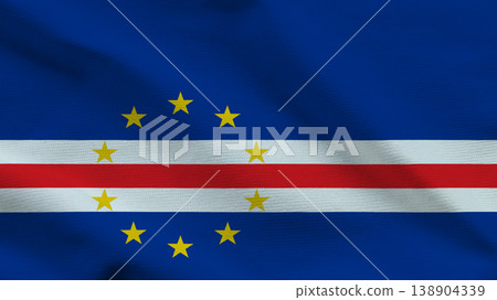 Cape Verde flag reflecting the nations pride in independence and sovereignty 138904339