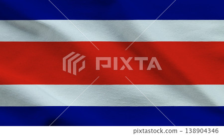 Costa Ricas vibrant flag symbolizes independence and national pride in Central America Costa Ricas vibrant flag symbolizes independence and national pride in Central America 138904346