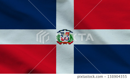 Celebrating independence day with the dominican republic flag in vibrant colors 138904355