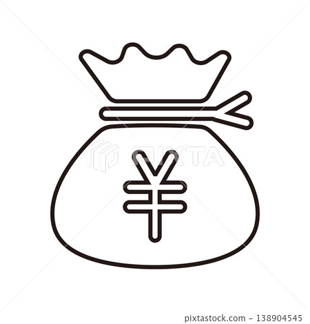 Illustration of money in a bag Illustration of money in a bag 138904545