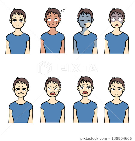 Various women with short hair Various women with short hair 138904666