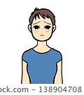 A woman with a captivating short hairstyle 138904708
