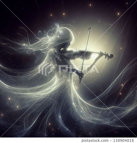 優美的小提琴演奏，夢幻般的弦樂器表演 138904818