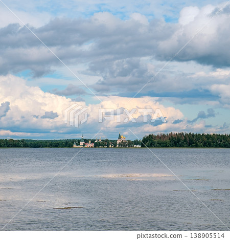 Iversky monastery in Valdai, Russia. Iversky monastery in Valdai, Russia. 138905514
