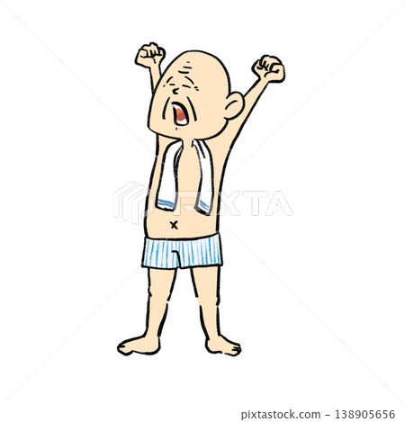 Grandpa after his bath 138905656