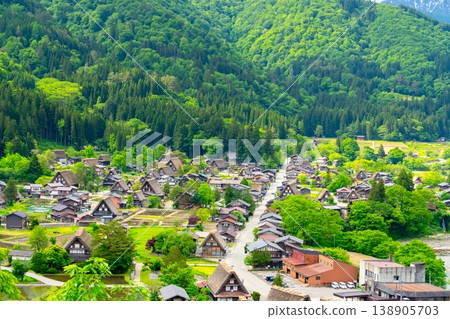 World heritage Shirakawago 138905703