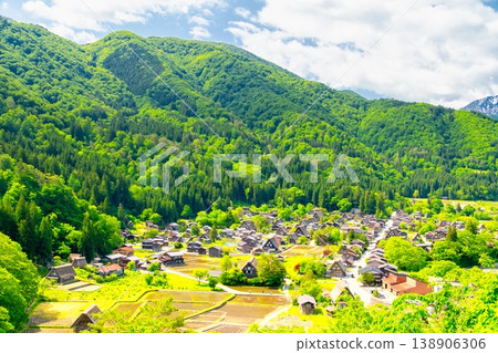 World heritage Shirakawago 138906306