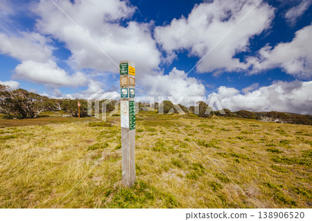 The Huts Walk at Mt Hotham in Australia The Huts Walk at Mt Hotham in Australia 138906520