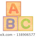 ABC積木圖示 138906577